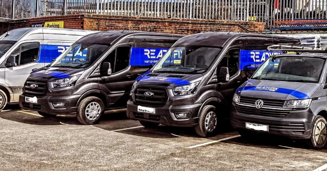 Two more Transits added to the @readyfix  fleet 
We love the Ford Magnetic Grey
#vinyldecals #vanwraps #preston #penwortham #signwriting #fordtransit #ford